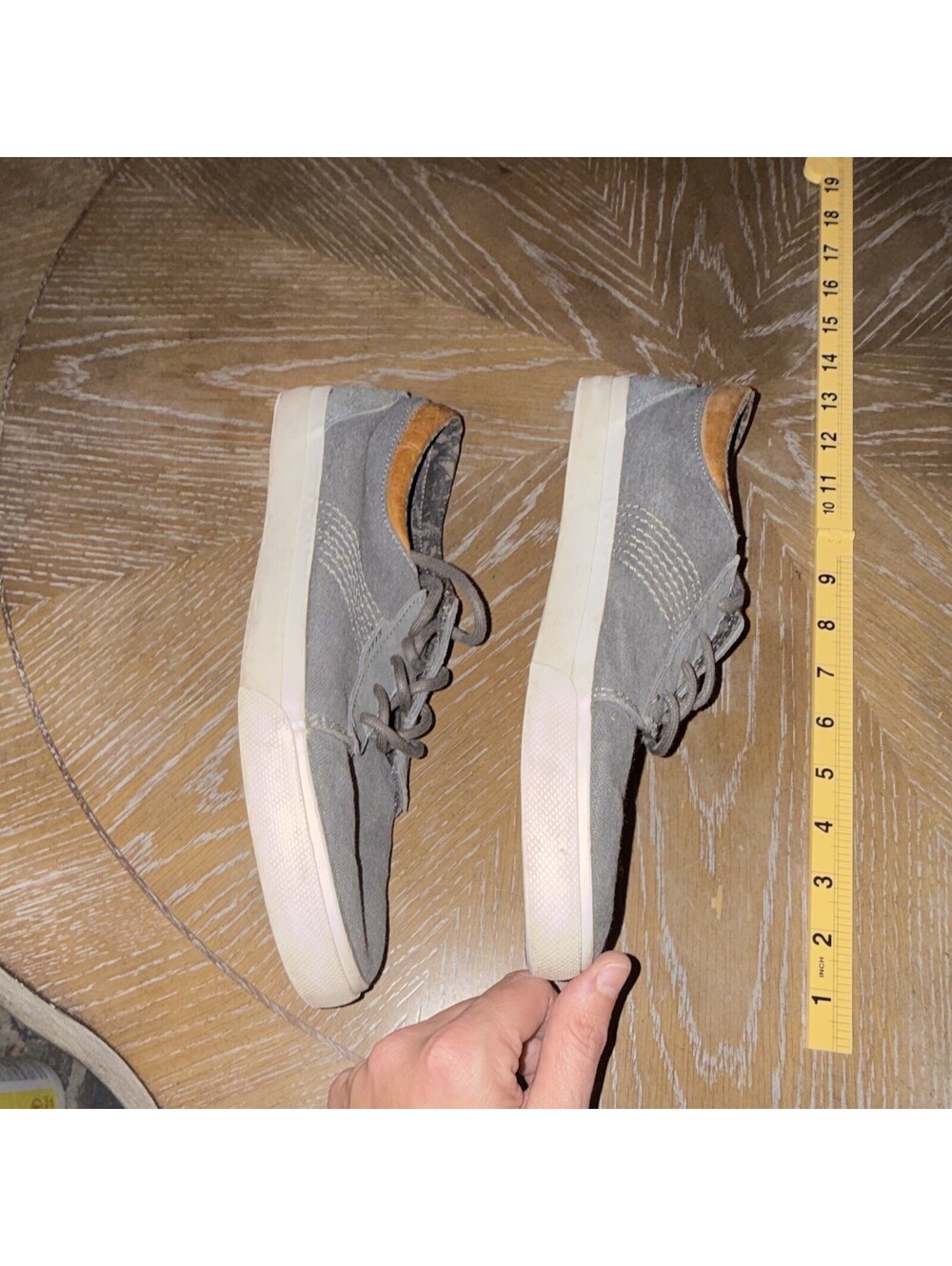 Reef Ridge TX Gray Canvas Lace-Up Sneakers Men's US 9 EU 42 MPN RF003145 - Picture 4 of 9